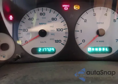 2002 Chrysler Town & Country Lx из США, поврежденный, VIN 2C4GP44392R501807